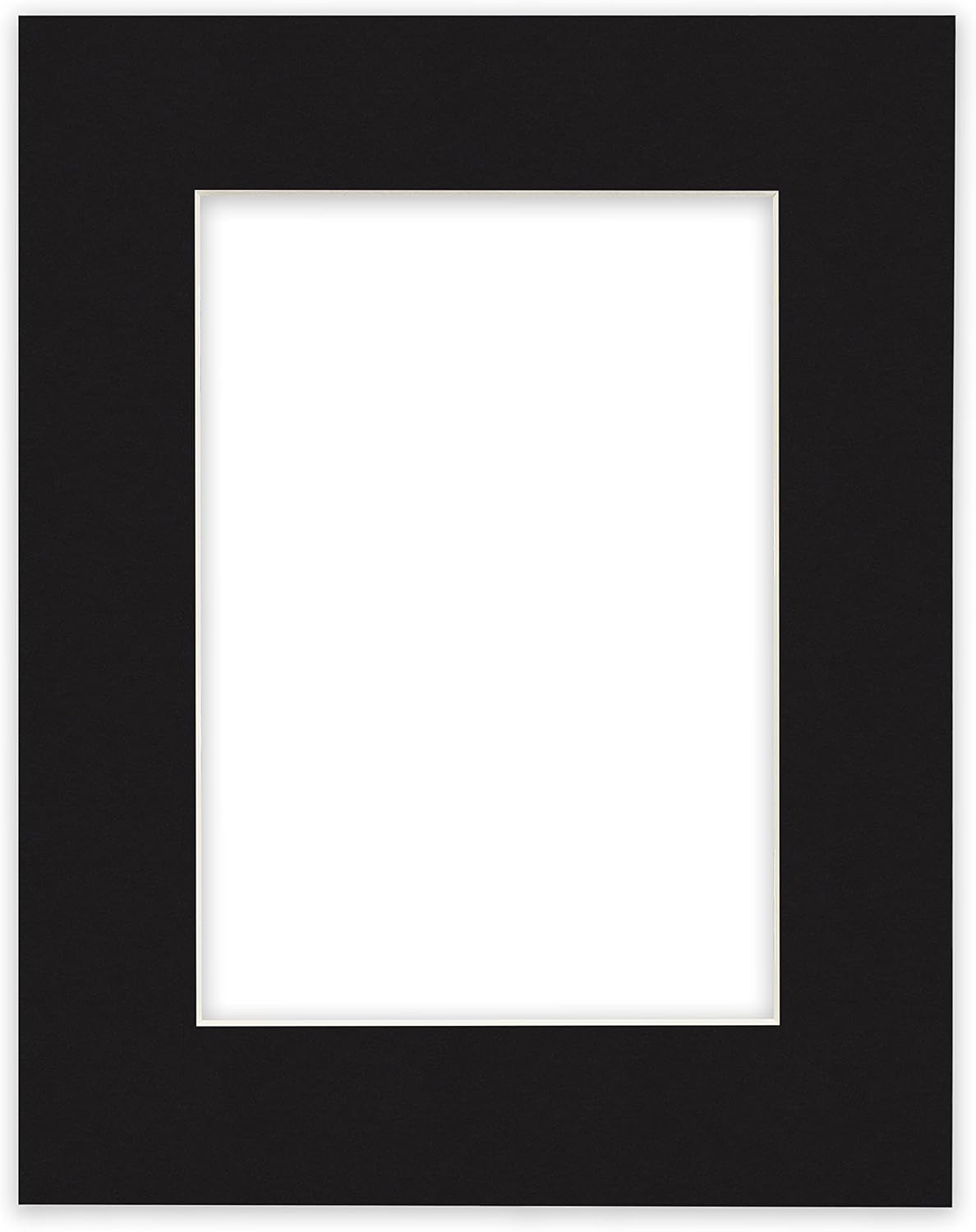 Craig Frames B221 Pre-Cut Mat Board for 11x14 Print, 16x20, Smooth Black