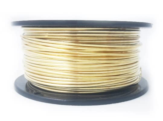 16 Gauge, Jeweler's Brass Wire, Red Brass, Round, Dead Soft, CDA #260-1LB(134FT) by CRAFT WIRE