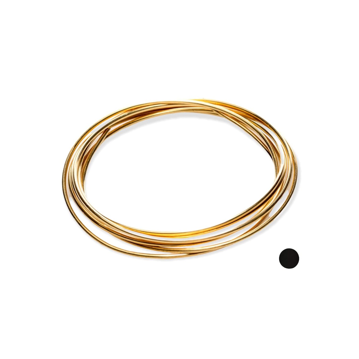 16 Gauge, Jeweler's Brass Wire, Red Brass, Round Dead Soft CDA #230 Alloy Jewelry Grade - 25FT by CRAFT WIRE