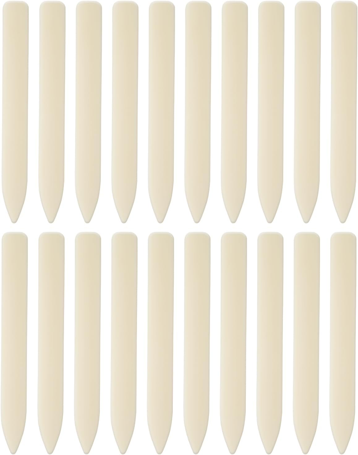 UCEC 20 Pack Premium Bone Folder Tool, Plastic Bone Folder Crafts Scoring Folding Creasing Paper Crafting Supplies Scrapbooking Tool for Paper Leathercrafts Bookbinding & DIY Card Making