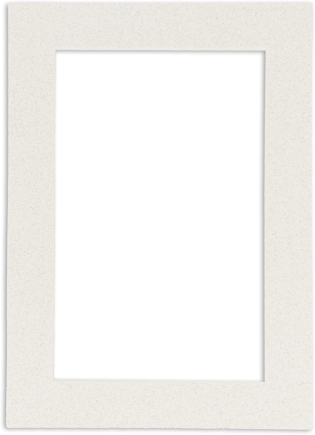 8.5x11 Mat Bevel Cut for 7x9 Photos - Acid Free Oyster Shell White Precut Matboard With Backing Board and Crystal Clear, Self Seal Photo Mat Bag - For Pictures, Photos, Framing - 4-ply Thickness