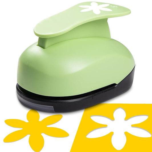 Flower Hole Punch, Flower Punches for Paper Crafts, Daisy PaperPunch, 3 inch FlowerPunch, Daisy Punches, FlowerShape Craft Punches, Large FlowerHole Puncher Shape, Scrapbooking Puncher