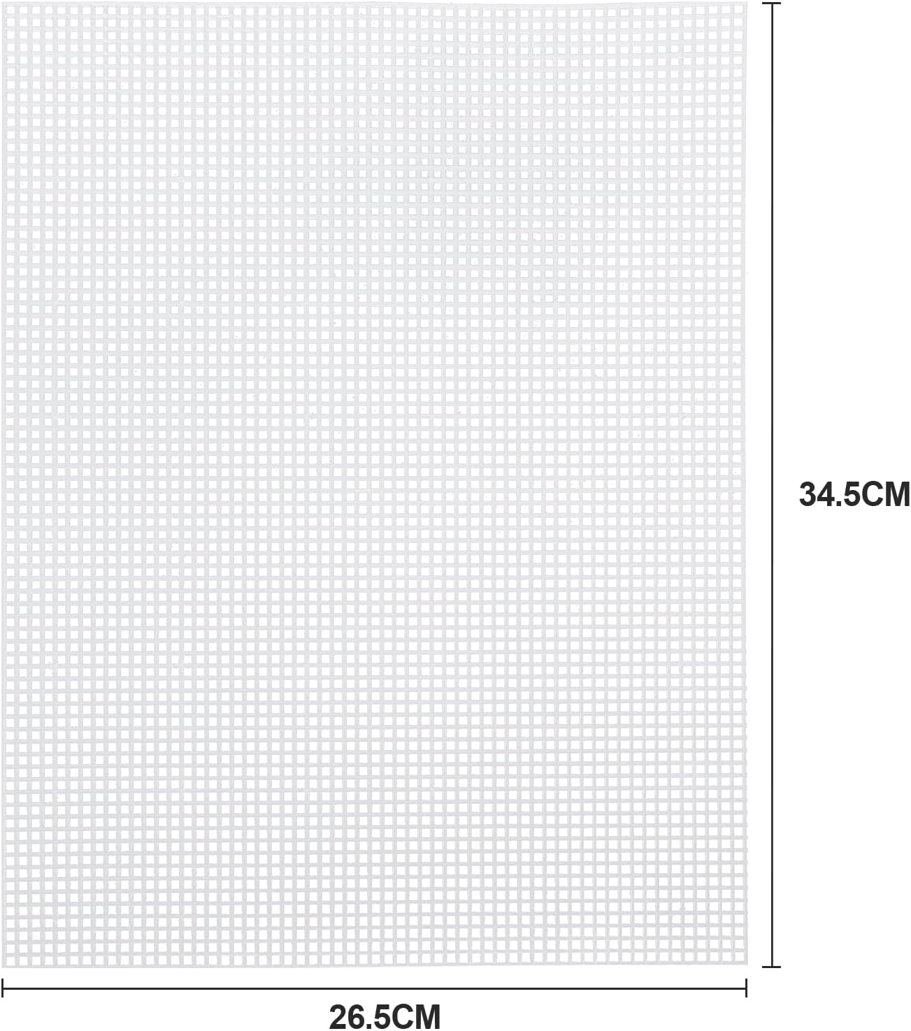 Pllieay 15 Pieces 7 Count Plastic Mesh Canvas Sheets, Eye Mesh for Embroidery, Acrylic Yarn Crafting, Knit and Crochet Projects, Make Dividers (10.5 x 13.5 inch, White)