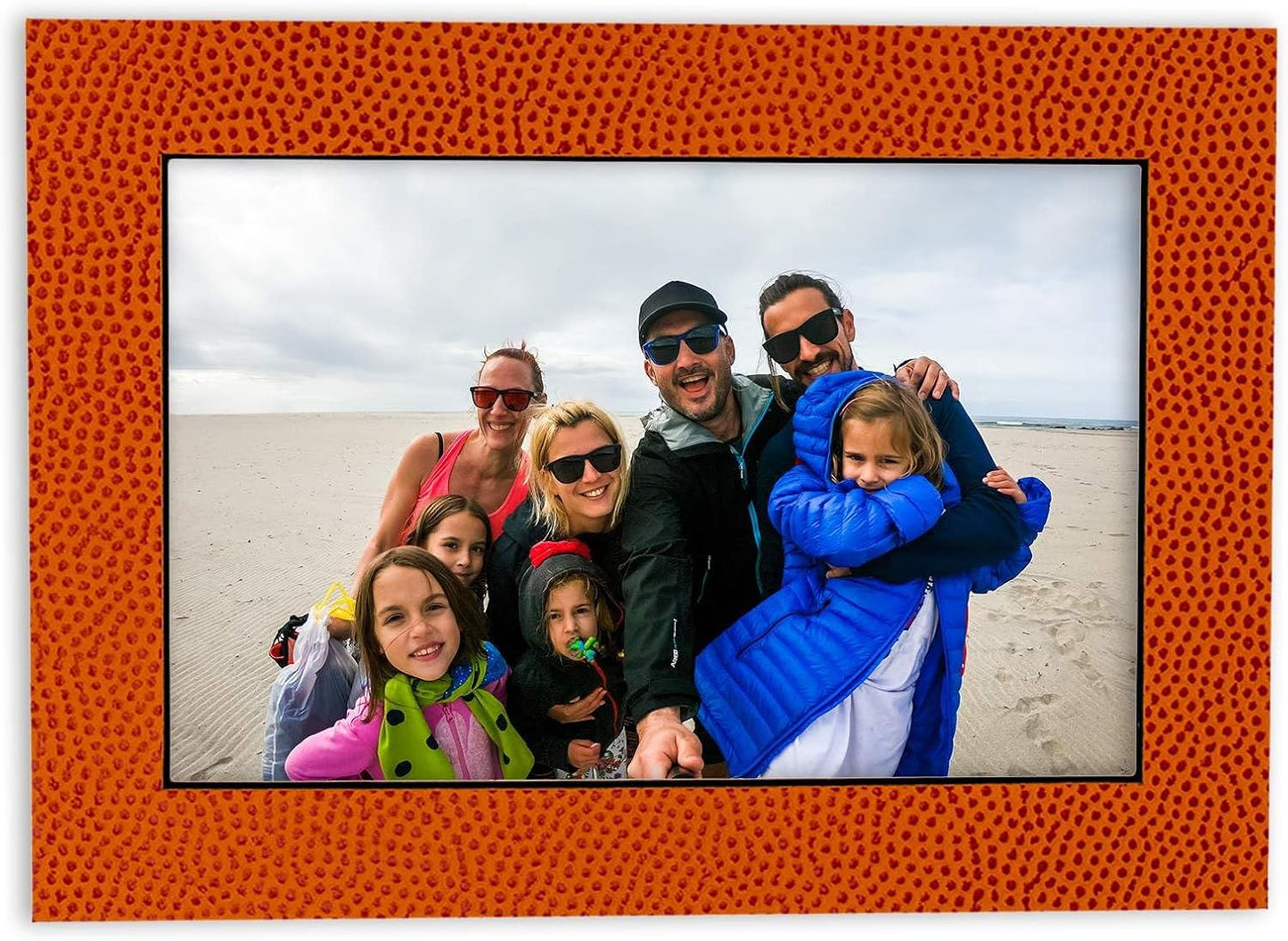 8x10 Mat Bevel Cut for 5x8 Photos - Acid Free Basketball Texture Precut Matboard - For Pictures, Photos, Framing - 4-ply Thickness