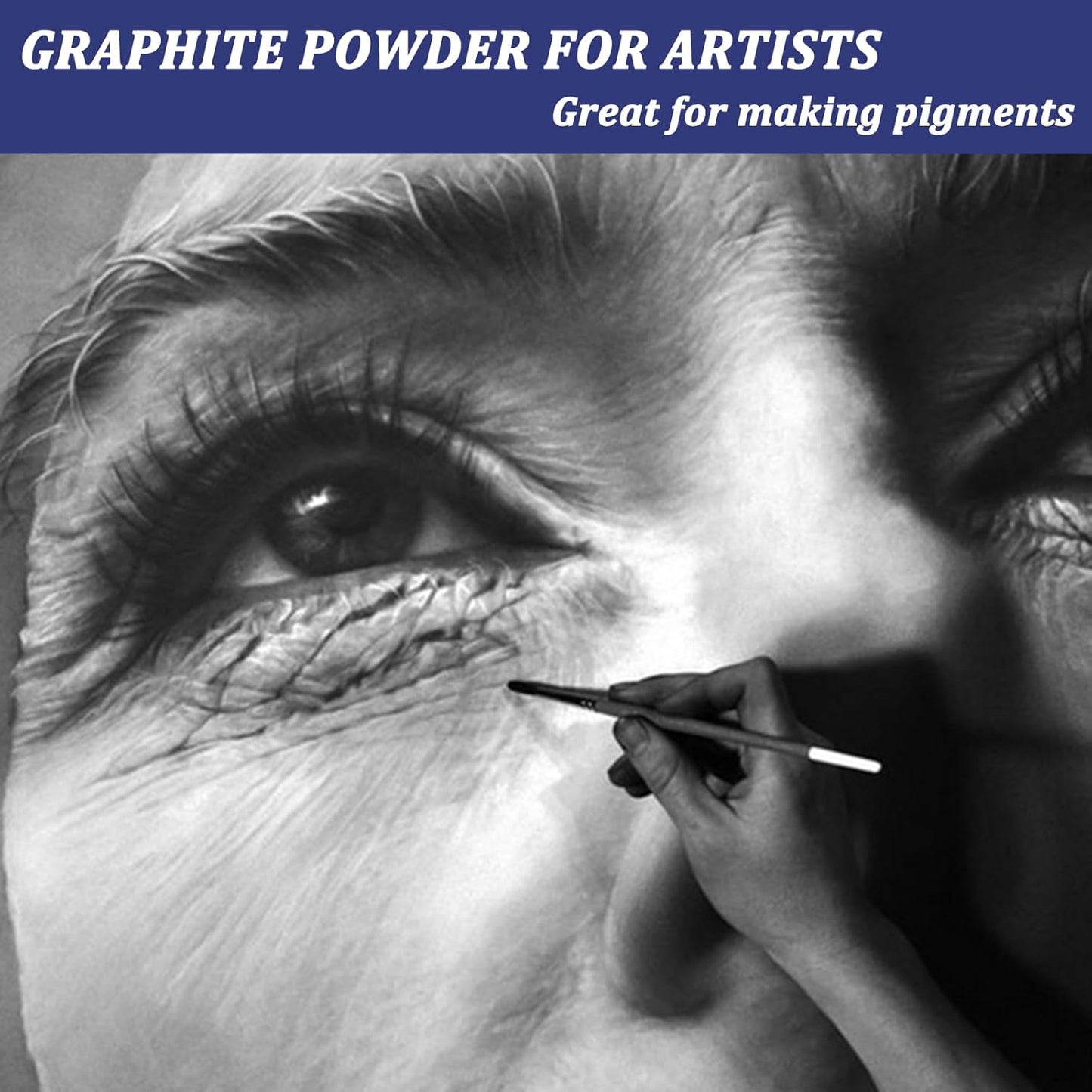 1.1 LBS Microfine Pure Graphite Powder, 3000 Grit Powdered Graphite, Dry Powdered Graphite Lubricant, Charcoal Powder for Drawing, Sketching, Pencils, Locks, Bearings