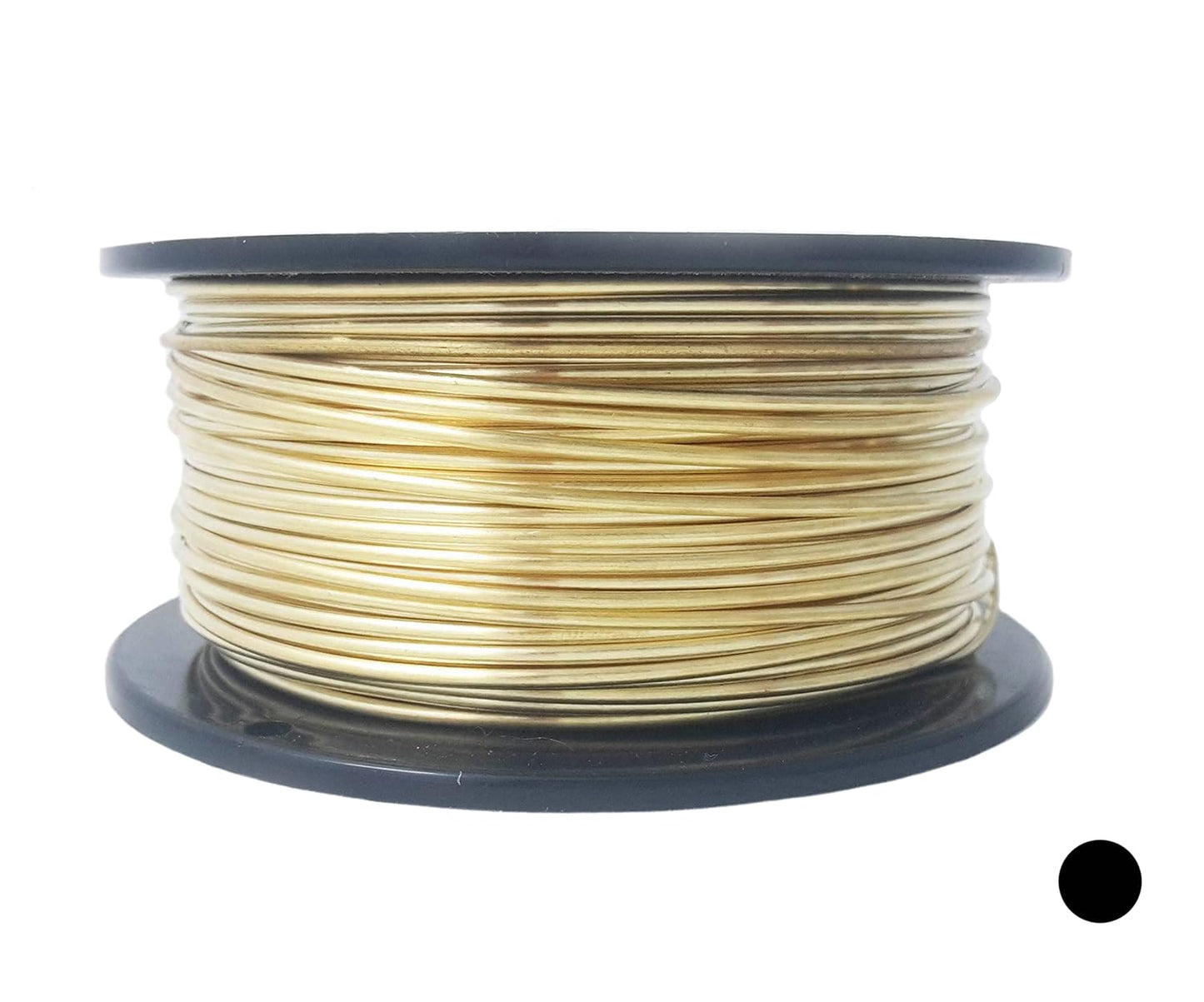 12 Gauge, Jeweler's Brass Wire, Red Brass, Round, Dead Soft, CDA #260-1LB(54FT) by CRAFT WIRE