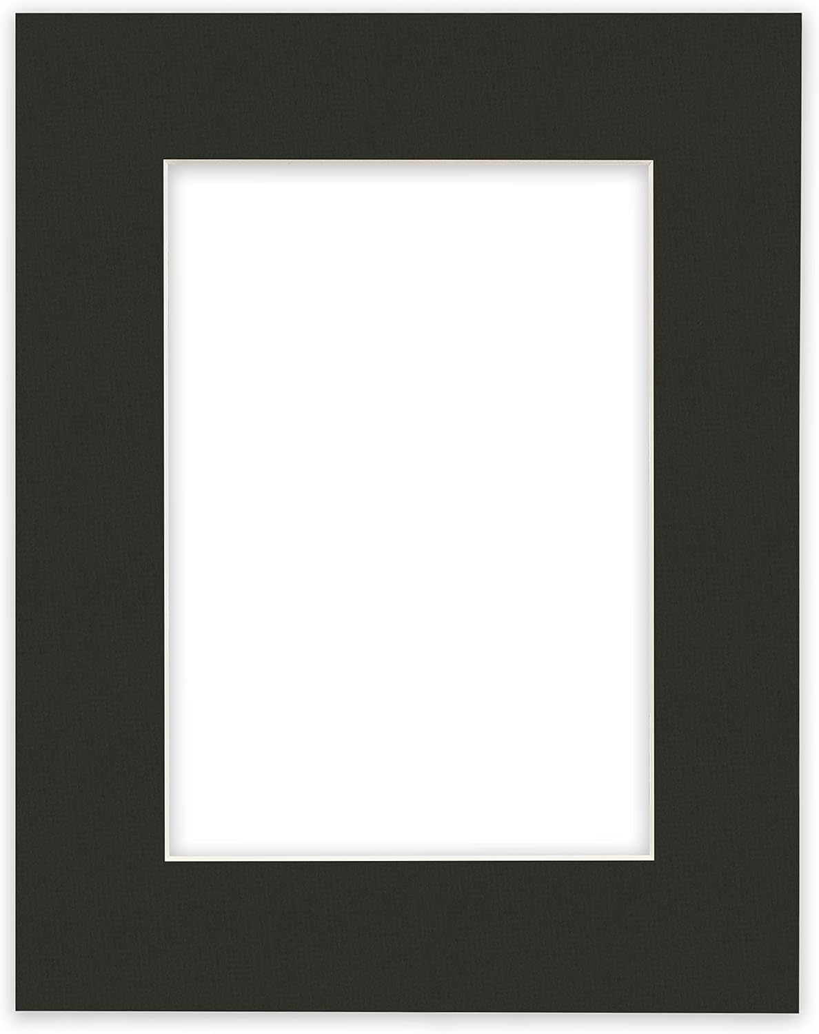 Craig Frames B404 Pre-cut Mat Board for 7x10 Print, 10x13, Textured Black