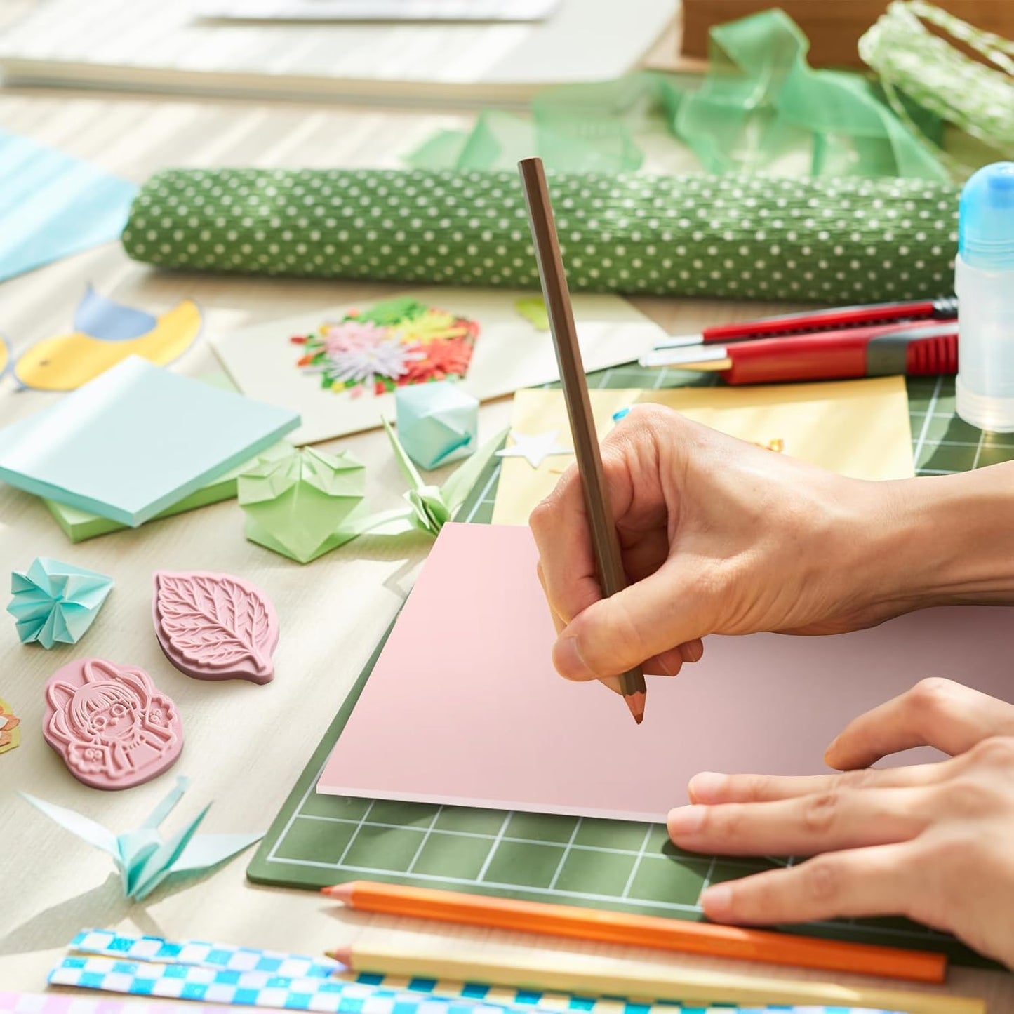 6 Pack 8''x10'' Pink Rubber Stamp Carving Blocks Soft Carving Blocks for DIY Stamp Making, Printmaking, Art Projects Craft Supplies for Beginners & Professionals