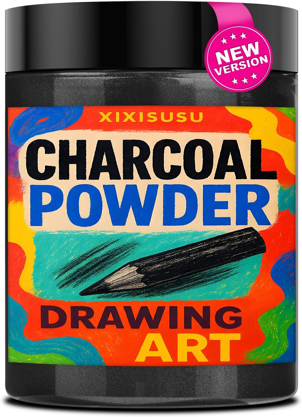Charcoal Powder for Drawing & Art - Ideal for Sketching, Shading & Blending - Professional Artist Grade (4 Ounces)